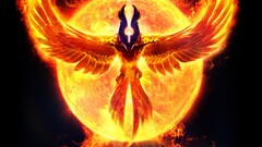 Dota 2 Pheonix PC gaming fantasy art