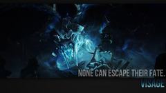 Dota 2 Visage (DOTA 2) quote Typography video games cyan