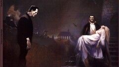 Dracula Monster of Frankenstein Vampires artwork