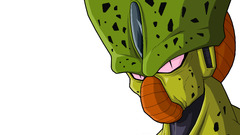 Dragon Ball Dragon Ball Z Cell (character) pink eyes Anime