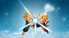 Dragon Ball super saiyan Trunks (character) Son Goten kamehameha