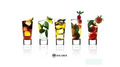 drink cocktails alcohol drinking glass Simple Background bacardi