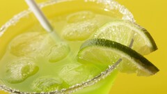 drink cocktails lime ice cubes drinking glass