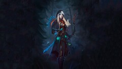 drow ranger Dota 2 bow Archer fantasy art fantasy girl Traxxas