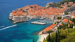 dubrovnik Sea cityscape croatia town ports