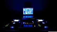 electronics mixing consoles dark Technology