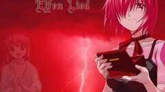 elfen lied Anime anime girls pink hair red eyes Nyu