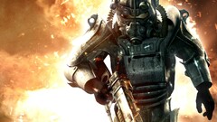 fallout video games Power Armor apocalyptic fire