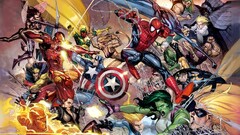 Fantastic Four marvel comics Iron Man she-hulk human torch