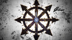 fantasy art chaos Warhammer 40 000 arrows (design) gray