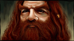 fantasy art dwarf Men beard