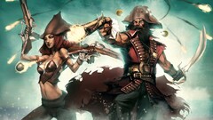 fantasy art League of Legends Gangplank pirates video games
