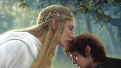 fantasy art Movies the lord of the rings Galadriel frodo baggins