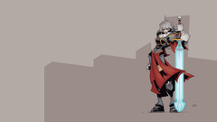 fantasy girl Adepta Sororitas sword Simple Background