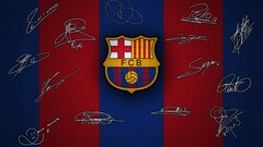 FC Barcelona soccer clubs logo Sport Sports