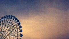 Ferris Wheel vintage sky