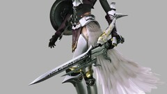 final fantasy xiii Claire Farron video games sword fantasy art