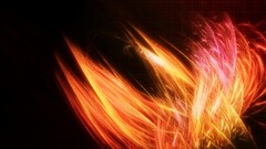 fire artwork digital art Minimalism shapes flame painter