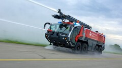 fire fighter vehicle truck asphalt germany