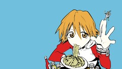 flcl Anime noodles Simple Background Minimalism simple
