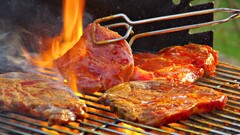 food barbecue fire steak barbecue grill meat