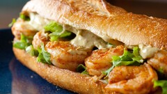 food sandwiches shrimp macro