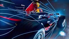 formula 1 Red Bull Racing Car race cars vehicle digital art cyan