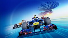 formula 1 Red Bull Racing Car vehicle racing race cars blue