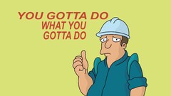 Futurama TV series humor hand gesture thumbs up quote cartoon