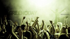 green day Music crowds arms up People