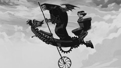 grim reaper artwork monochrome skull Anime anime girls