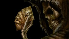 grim reaper Cards skull hoods fantasy art
