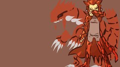 Groudon Pokémon humanized