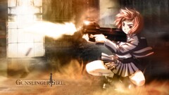 gunslinger girl FN P90 anime girls Anime weapon henrietta
