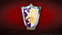 heroes of might and magic video games red background shield