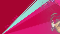 hide (musician) X Japan Typography lines digital art red pink