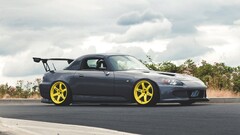Honda S2000 jdm stance gray Car colored wheels