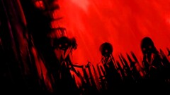 horror anime girls Anime horror anime red black