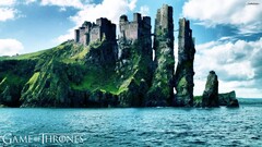 House Greyjoy game of thrones fantasy art castle digital art TV