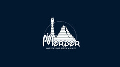 humor Middle-earth: Mordor Minimalism walt disney Mordor text