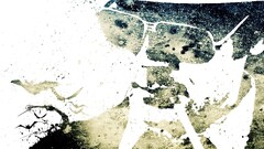 Hunter S. Thompson Alex Cherry artwork paint splatter writers