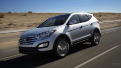 Hyundai Santa Fe Hyundai Car silver cars vehicle road