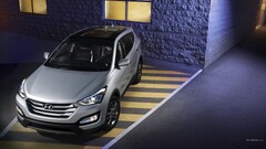 Hyundai Santa Fe Hyundai silver cars Car vehicle
