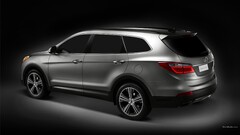 Hyundai Santa Fe Hyundai silver cars vehicle Car