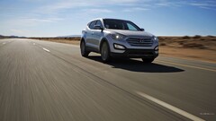 Hyundai Santa Fe road Car silver cars vehicle