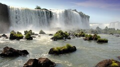 Iguazú Waterfalls waterfall landscape nature Brazil