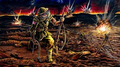 iron maiden metal band War Eddie band band mascot heavy metal