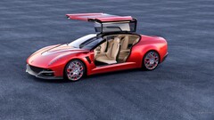 Italdesign Guiguiaro Bricido red cars vehicle Car