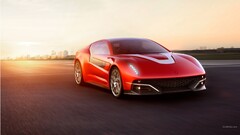 Italdesign Guiguiaro Bricido red cars vehicle Car super car
