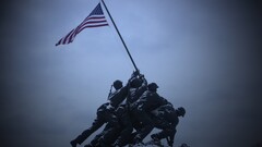 Iwo Jima World War II American Flag US Marines